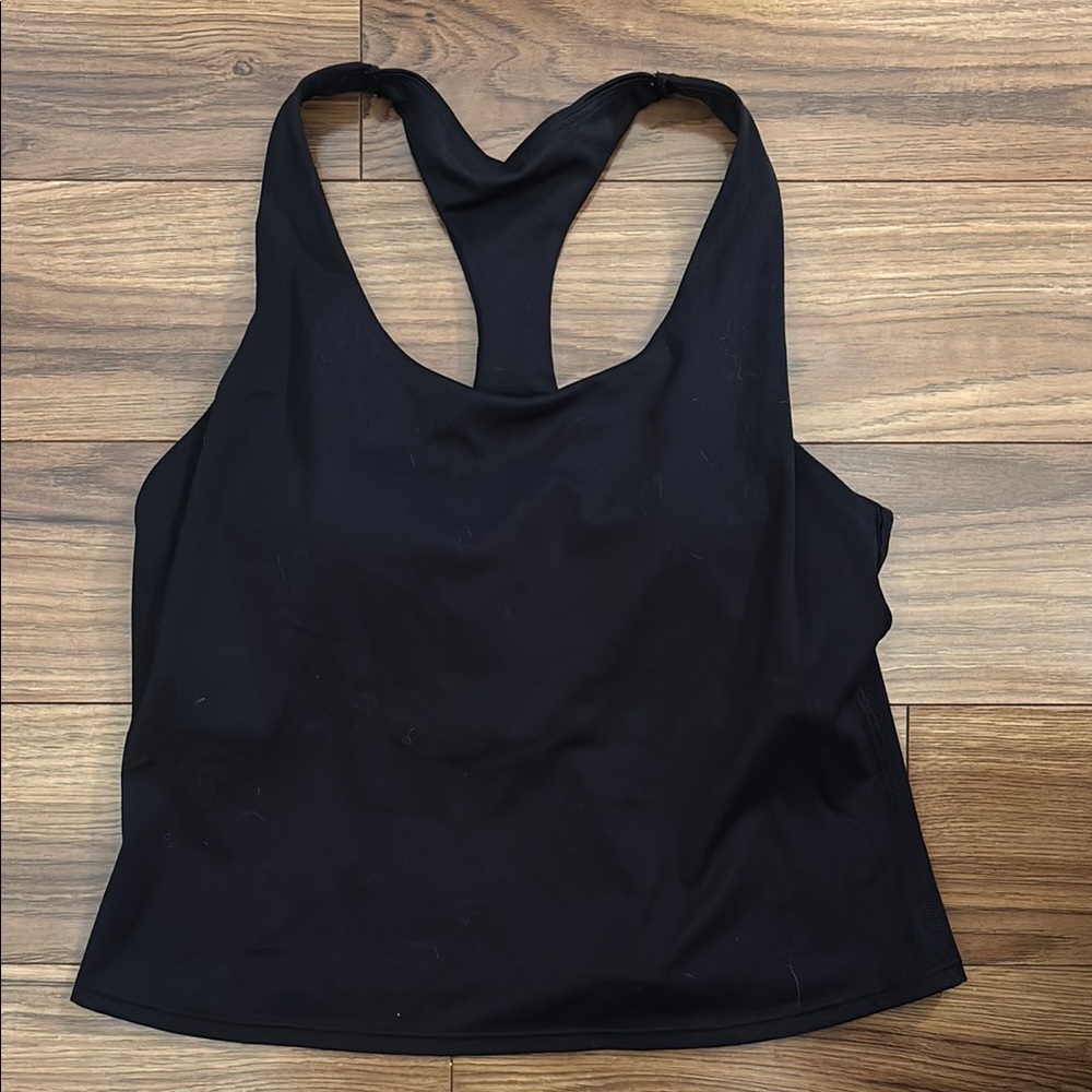Women's Black Racerback Top